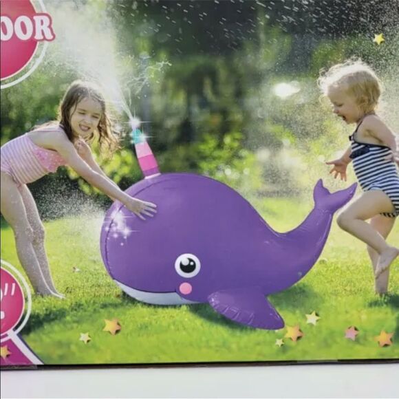 Splash Buddies Sprinklers for Yard – Inflatable Sprinkler for Kids - Picture 4 of 4